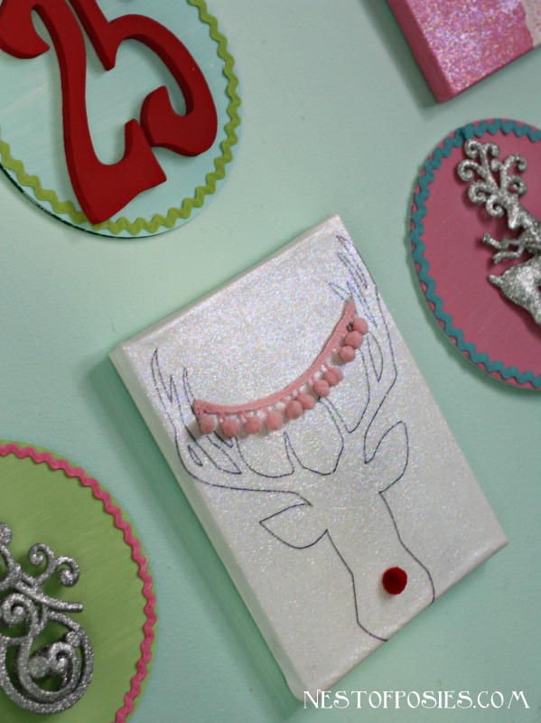 Deer+with+Antler+Mod+Podge+Canvas