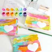 Watercolor Valentines via Nest of Posies