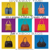 Win a gorgeous iPad or E-reader bag from Kaboo Bags at Nest of Posies