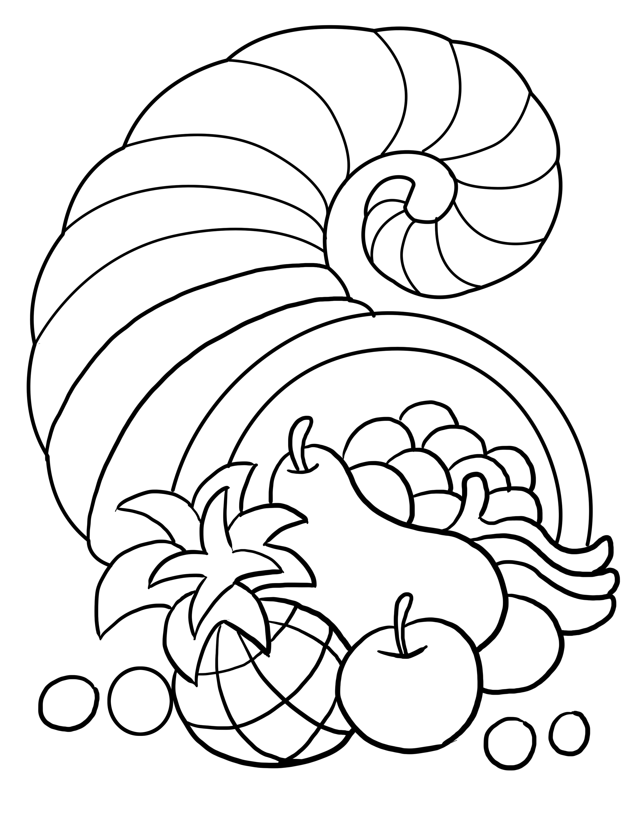 thanksgiving children coloring pages - photo #30