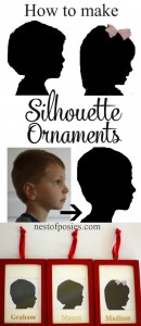 How to make silhouette ornaments – the easiest way ever!
