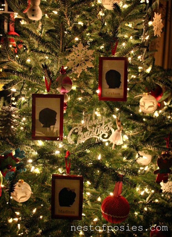 How to make silhouette ornaments - the easiest way ever!