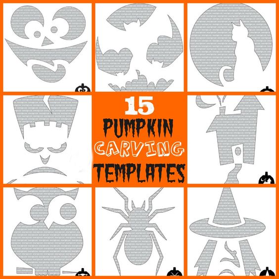 15 Pumpkin Carving Templates With Young Kids In Mind 15 Pumpkin Carving Templates With Young Kids In Mind