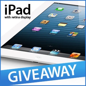 It’s a GIVEAWAY! For an iPad 4!!!