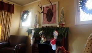 a whimsy wonderland mantel