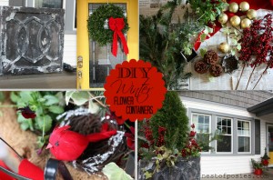 DIY tips on Winter Flower Containers