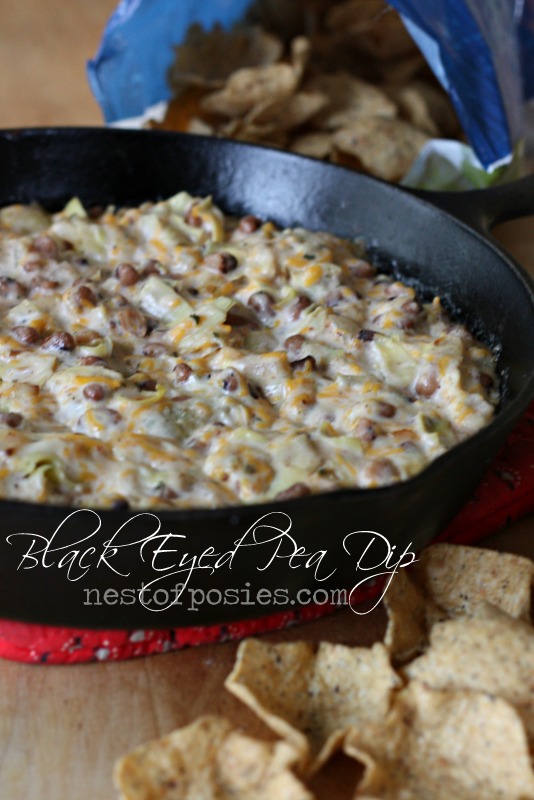 Warm & Delicious Black Eyed Pea Dip