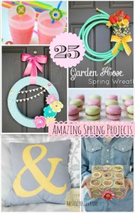 25 Beautiful Spring Projects to make on Spring break or after!