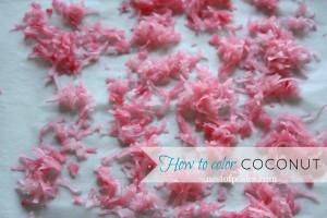 How to Color Coconut