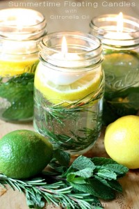 Summertime Floating Candles in a Jar