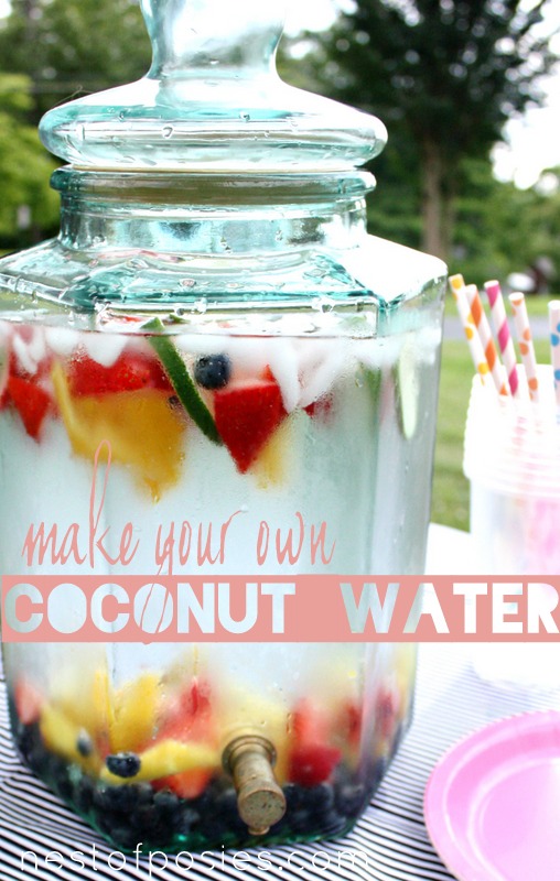Make Your Own Coconut Water Nest Of Posies