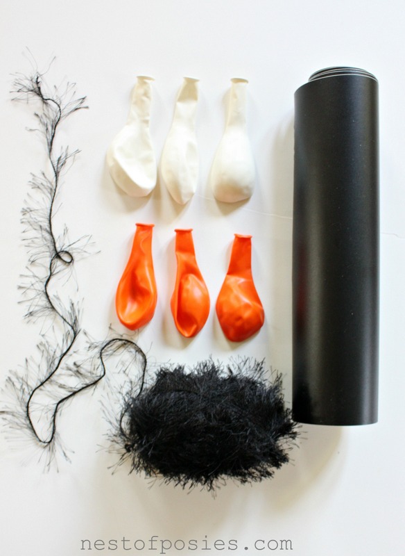 DIY Silhouette Halloween Balloons