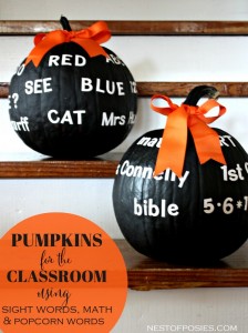 Make Pumpkins for the Classroom and for Your Teachers