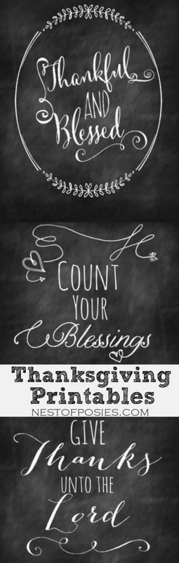 thanksgiving printables