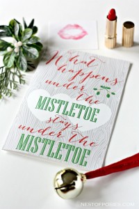 Mistletoe Love Note