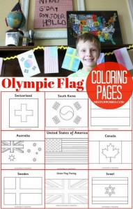Olympic Flag Coloring Pages