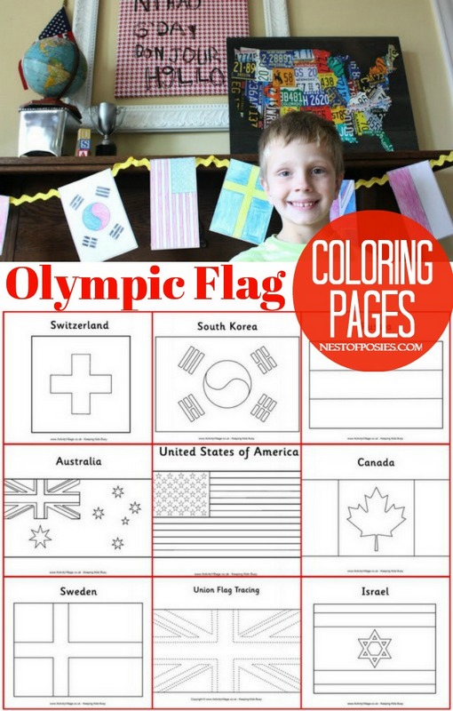 Winter Olympics Countries Flags Matching Game (Teacher-Made)