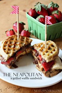 Grilled Neapolitan Waffle Sandwich