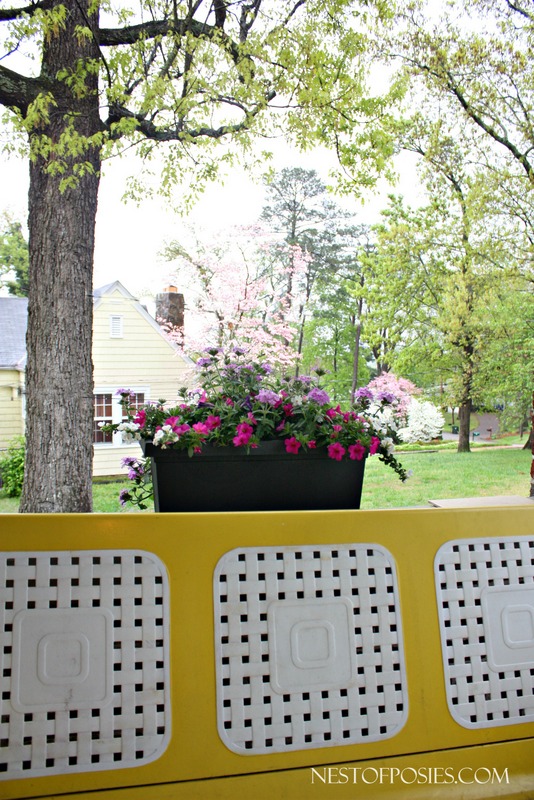 Creating a colorful porch