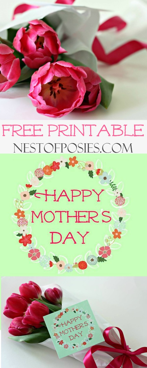 Mother's Day Printable Gift Tag