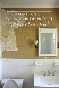 DIY Bathroom Remodel & my Cottage Cheese Walls