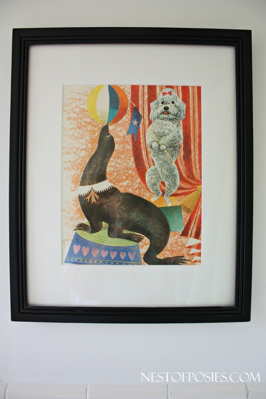 Bathroom Remodel - Vintage Circus Poster
