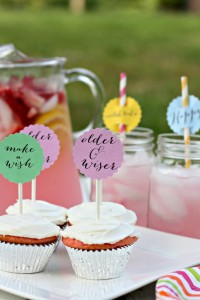Birthday Celebrations Cupcake & Drink Toppers