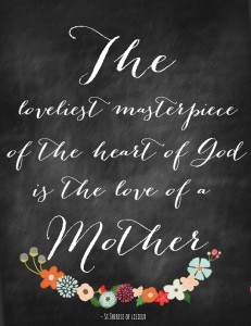 The Loveliest Masterpiece ~ a Mother’s Day Printable