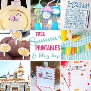 Free Summer Printable Blog Hop