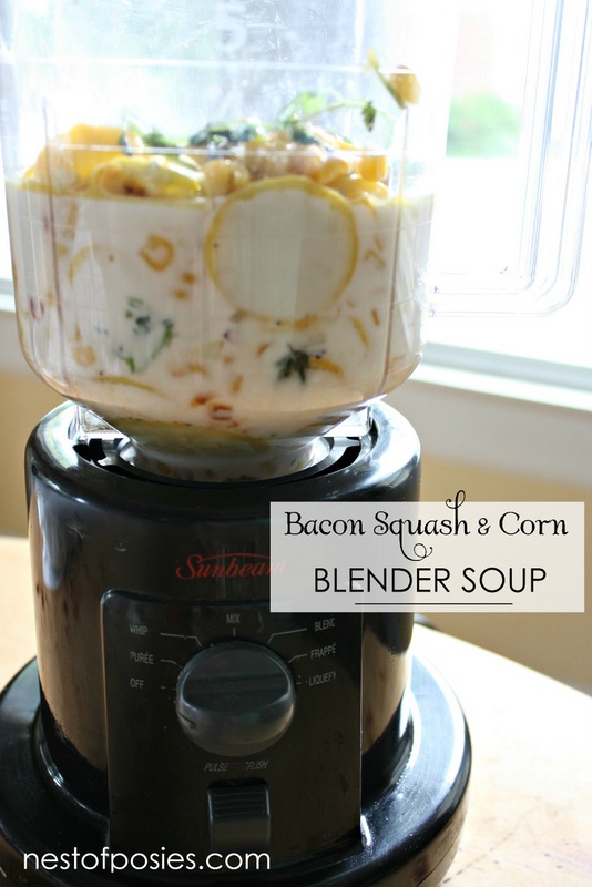 Squash and Corn Blender Soup
