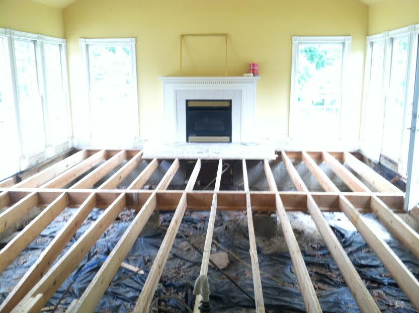 Tearing up tile floor to replace with Hardwood