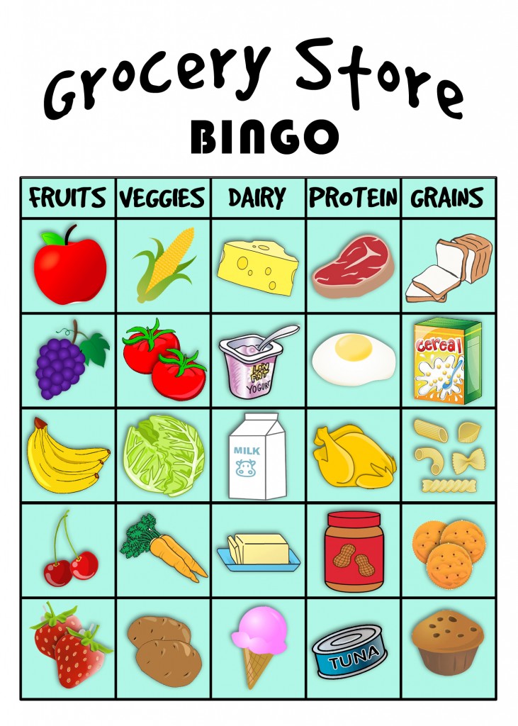 grocery store bingo