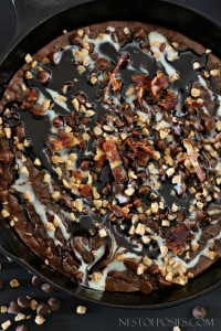 Coffee Toffee Bacon Brownies