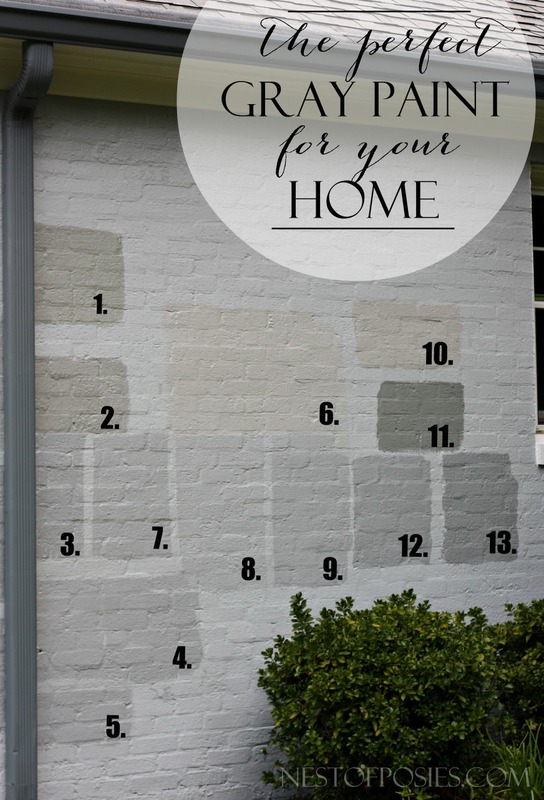 Exterior Gray Paint Colors - Outdoor Wall Paint Grey