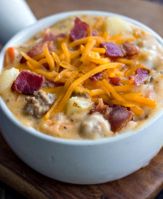 Bacon Cheeseburger Soup