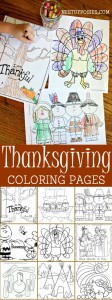 Thanksgiving Coloring Pages