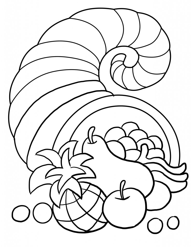 Download Thanksgiving Coloring Pages