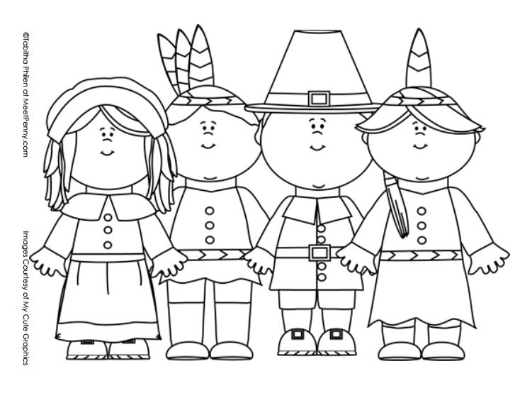 Download Pilgrim Coloring Pages