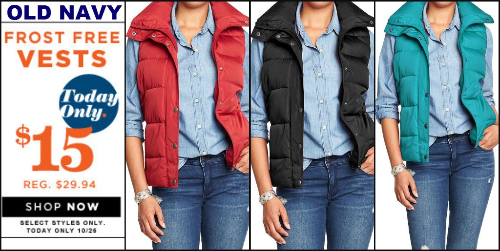 old navy vests