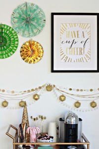 Create a Coffee Station for the holidays + a free printable