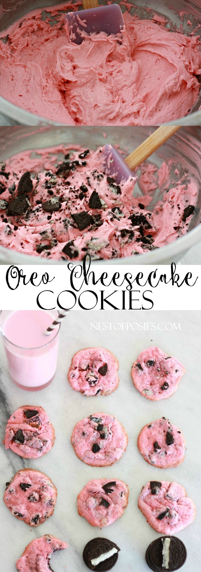 Oreo Cheesecake Cookies