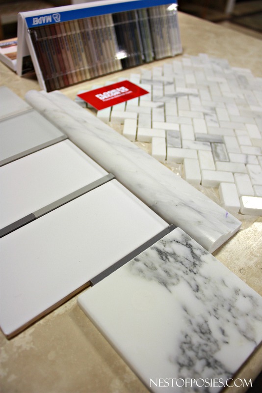 Picking out tile and grout color