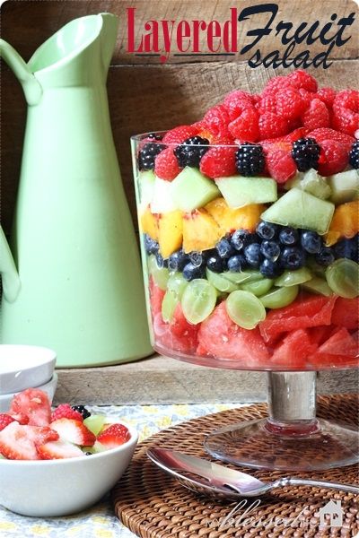 Layered Fruit Salad