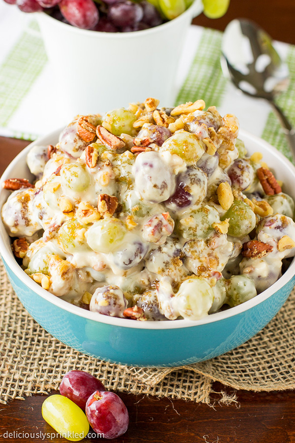 Pecan Crunch Grape Salad