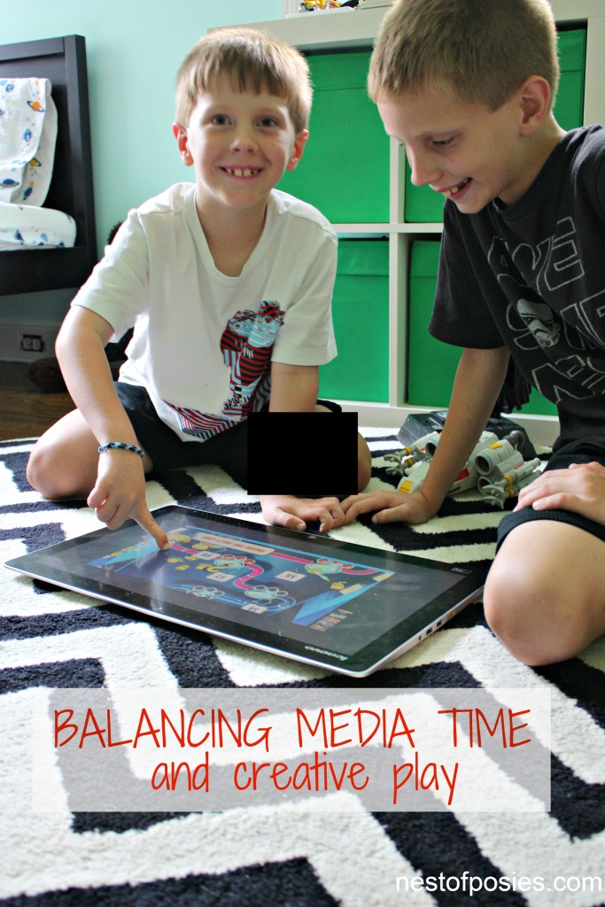 Balancing Media Time and creative play during the Summer with kids
