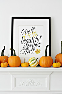 Tips on Decorating a Fall Mantel for Cheap