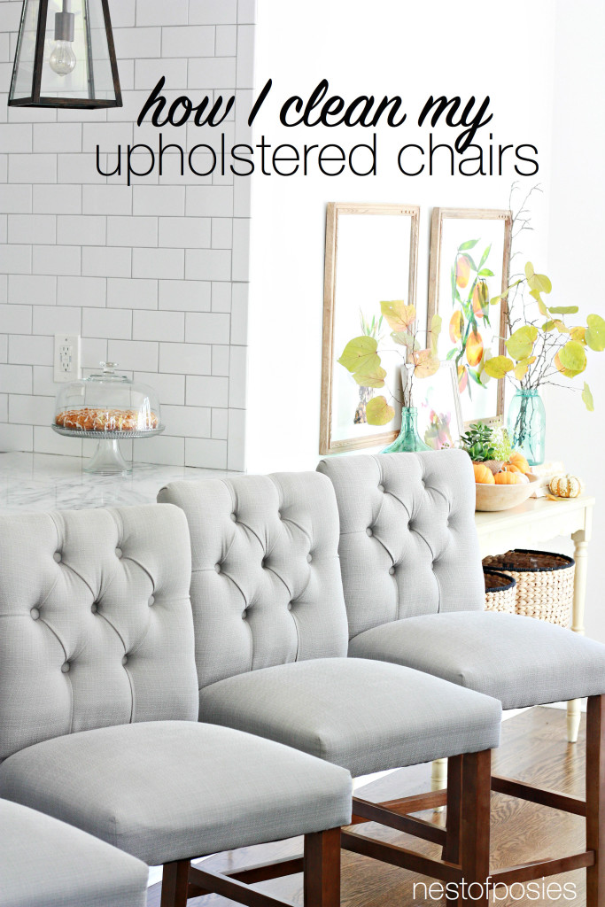 How to Clean Upholstered Chairs