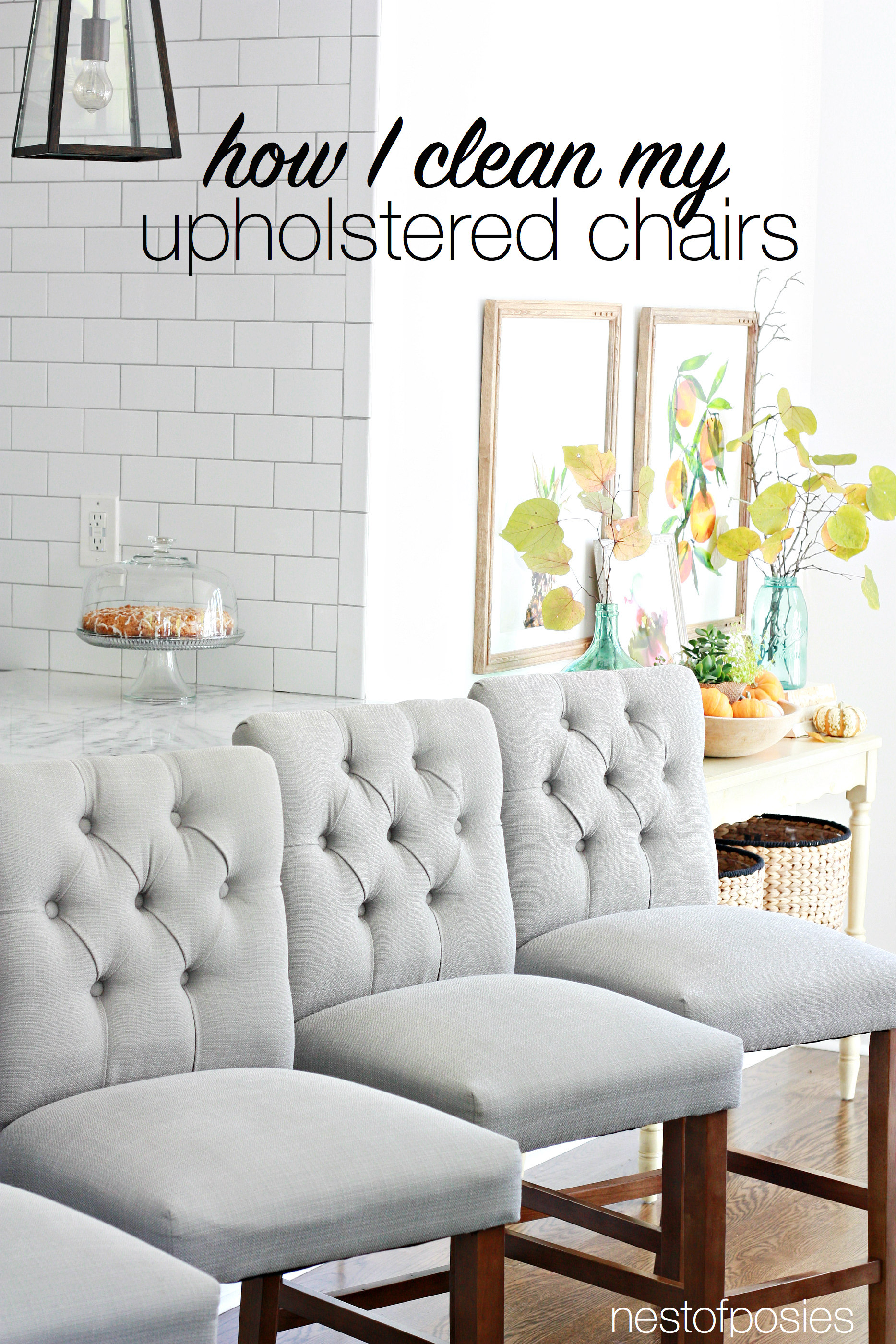 How to Clean Upholstered Chairs - Clean and Scentsible