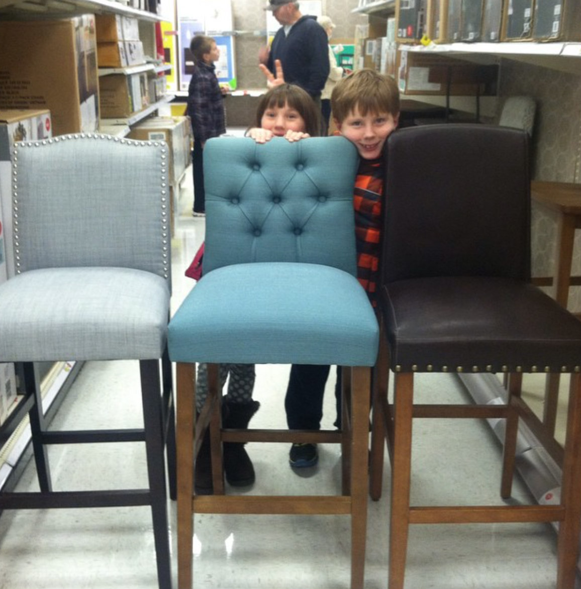 blue bar stools target