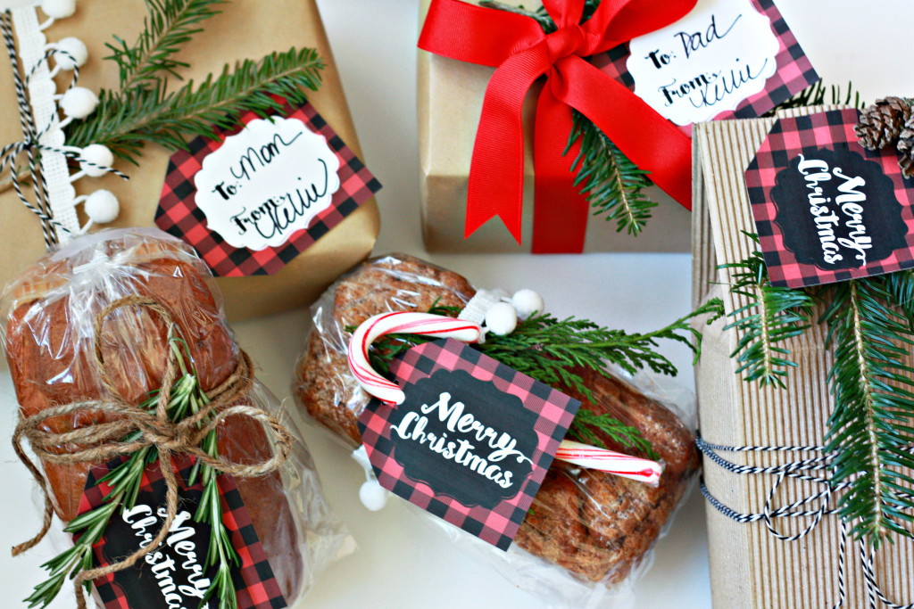 Lumberjack Plaid Christmas Tags for Gift Giving